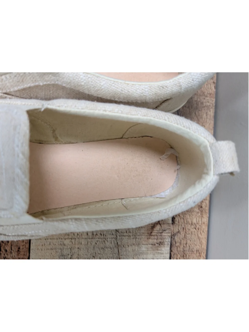 Taos 9.5 Dandy Natural Hemp Slip On Flats Shoes Lightweight Sneakers Cream Beige